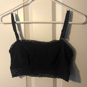 Black Lace Victoria’s Secret Bandeau Bralette